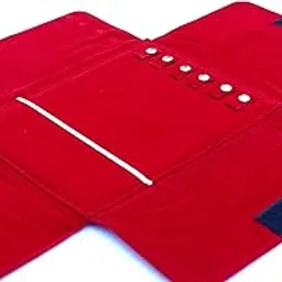 Velvet Pouch for Mangalsutra for Women (Red)-image-0