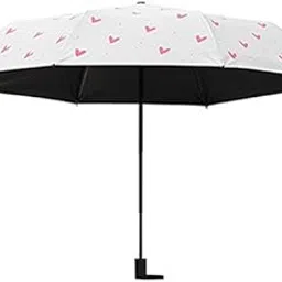 house of quirk 3-Fold Travel Umbrella - Auto Open/Close Ultra Light and Small Mini Umbrella with Carrying Pouch-picture-13