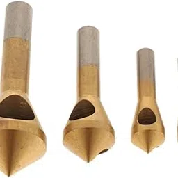 Losa 4pcs HSS Chamfers Drill Bits Deburring Tool Wood Cutting Tool Titanize-picture-47