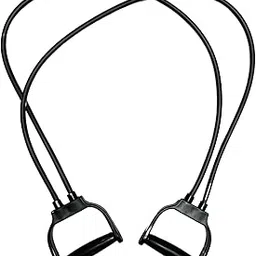 Muscle Drago Double Toning Tube | Resistance Tube with Handle for Workout at Home | Portable Resistance Band Home Workout Equipment | Pull Exercises Equipment for Home and Gym | Black-picture-18