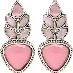 zeneme Jewellery Bohemian Multi-Color Earings Oxidised Drop Earrings for Girls & Jewellery For Women-picture-15