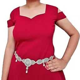 Oxidized Silver Kamarband for Girls & Women-image-0