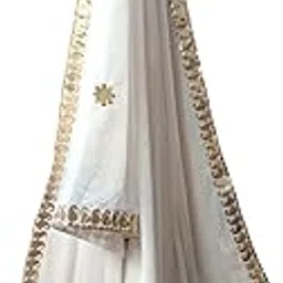 aripan Velvet gota patti work emboidery party wears cherry dupatta for girls and womans size 2.25meter pack of 1P-picture-29