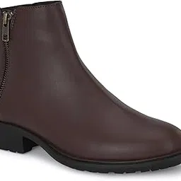 el paso Women's Faux Leather Casual Slip On Boots EPW7201_P image 1