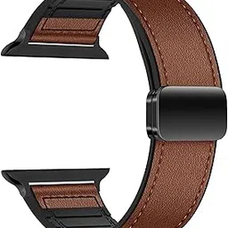 ACM Watch Strap Slide 42mm 44mm 45mm 46mm 49mm Leather Magnetic Silicone compatible with Fire-Boltt Axiom Bsw259 Smartwatch Belt Luxury Band-picture-25