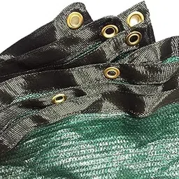 Green Sunblock Shade 80% Cloth UV Resistant,Witth Grommets, Premium Heavy Duty Mesh Tarp, Shade Net Panel for Plant Cover Greenhouse,Plants,Barn,Kennel, Pool, Pergola Or Carport (20 ft X 10ft)-picture-17