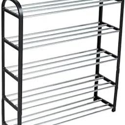 Sipplers Multi-Purpose Plastic Shoe Rack with Door – Compact & Space-Saving Shoe Stand for Entryway, Slippers, Chappals & Sandals (5 LAYER)-picture-67