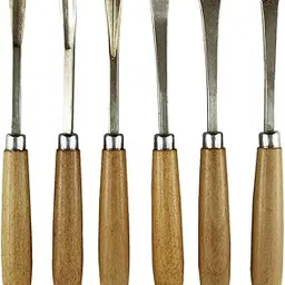 DIY Crafts Pack of 1 pc, DIY Crafts 6 Pcs/Set Wood Carving Hand Chisels Set Professional DIY Woodworking Sculpting Hand Tools Chisel Sharp Woodworking for Carpente(Pack of 1 pc, DIY Crafts)-image-24