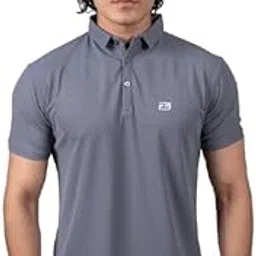 fabdon Men’s Polyester Polo T-Shirt I Half Sleeve with Collar and Button I Regular Slim Fit Plain Solid Tshirts I Casual Stylish Look I Tees for Daily Casual Boys & Men-picture-24