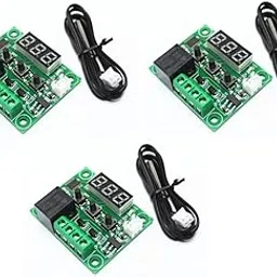 humbe&co - save trees, save earth HUMBE&CO 12V W1209 Thermostat Module Digital Temperature Controller With LED Display and NTC Temperature Sensor- (W1209 pack of 3 pcs)-picture-52