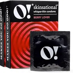 O! Skinsational Whisper-Thin Flavored Condoms | Ultra-thin for Natural Skin to Skin Feeling |-picture-46