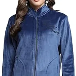 monte carlo Womens Printed Wine Mock Neck Full Sleeve Sweatshirt-picture-48