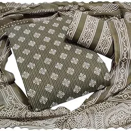 fablic Women’s Designer Pure Cotton Jaipuri Print Unstitched Salwar Suit Dress Material with Cotton Heavy Dupatta (Free Size)-picture-58