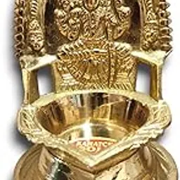 KAMAKSHI VILAKKU - MINI Size - 4.5 INCH HIGH-picture-14