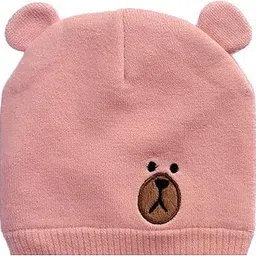 wavva Baby Woolen Winter Caps Set for Kids, CapsWarmer, Skull Caps Winter Protection, for Age 6 Months to 2 Years (Multi-Color)-picture-34