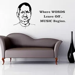 Littlebuds Ilayaraja Medium Vinyl Wallsticker(100 cm x 50 cm)-picture-31