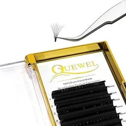 Quewel 0.10-D, 13Mm: Thickness 0.10Mm Premade Fans Volume Eyelashes Extensions C/D Curl 8~15Mm For 2D 3D 4D 5D 6D 7D 8D 10D 20D (0.10-D, 13Mm)-picture-37