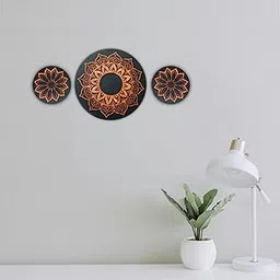 VAH- Kya Bat Hai !! Mandala Design Wooden Wall Sticker for Home Decoration.-picture-13
