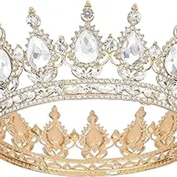 papoopy Crown for Women, Queen Crown Tiara for Holiday Party-picture-45