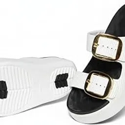 Acorn Women's Dubble Buckle Comfort Slippers-picture-15