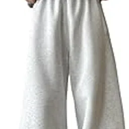 dockstreet Men's/Unisex Open Bottom Drawstring Pure Cotton Stretchable Baggy Jogger Pants-picture-27