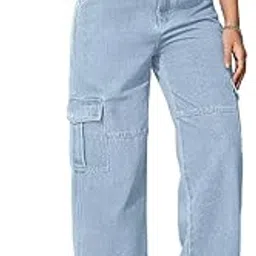 tagas Women Cargo Jeans | Women,s Cargos-Pants | (Women's) Denim Cargo's Pants || Cargo,s for Woman || Oversized-Jeans for Woman's || Loose Jeans Pant for Woman,s-picture-22