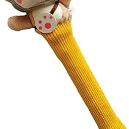 Merishopp Badminton Racket Handle Cover Knitting Handcraft Gift Racquet Grip Protector Cat-image-55