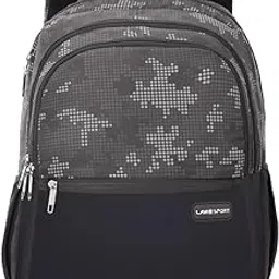 lavie sport Camo 35L Black Backpack|Fits Upto 15 Inch Laptop |Organizer & Bottle Holder |Rain Cover | Gift for Men, Women, Boys, Girls | Laptop Sleeve for School & College-picture-14