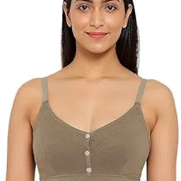 nubraze Women Front Button Bra | Comfortable Everyday Innerwear | Front Open Non-Padded Non-Wired Bra for Daily Use-picture-14