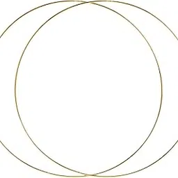 MERISHOPP®2Pcs Metal Floral Hoops Multifunctional Gold Color for Wreath Macrame Sturdy Diameter 50cm|Home & Garden|Wedding Supplies|Venue Décorations-picture-44