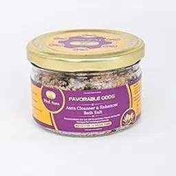 Epsom Bath Salt for Relaxation & Detox, Sodium Chloride, Halite with Essential Oils and Botanic Extracts, Aromatherapy Bath Soak for Stress Relief, Muscle Recovery & Glowing Skin – 160g (Favorable Odds)-image-52