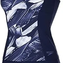 speedo Womens Penny Tankini Swimwear image 1