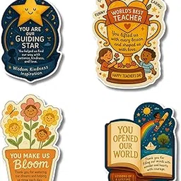 regalo casila Fridge Magnet for Teachers Appreciation Gift Set Thank You Magnet for Teachers Day Suitable for Kids Adults Students Mentors Home Office Classroom Decor-image-80