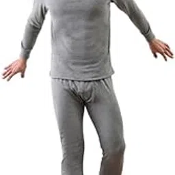 starfox Mens Tri Blended Fabric Quilted Thermal Set-picture-30