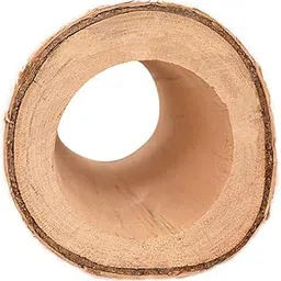balacoo 1pc Funny Hamster Play Tunnel Solid Wood Chew Toy for Pets Natural Wood Animal Tunnel for Hamsters Squirrels and Parrots and Plaything-picture-17