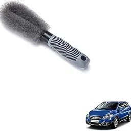 Kozdiko Car Alloy Wheel Brush Hub Clean Wash Useful Rim Brush for Maruti Suzuki S-Cross-picture-19