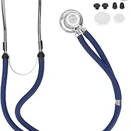 Stethoscope, Pediatric Stethoscopes 360 Degree Rotating PVC Sound Absorption Tube Portable for Health for Family-picture-23
