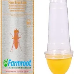 Farm Fruit Lure with Trap Bactocera Dorsalis Fruit Fly Outdoor Eco Pheromone Trap with Lure Useful in Mango, Papaya, Sapota, Guava, Pomegranate, Sweet Fruit (Pack of 3)-picture-36