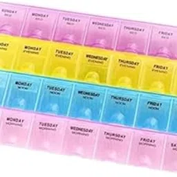 SAFECO Pill Box Organizer for Daily Medicine – Compact Portable Pill Case with Multiple Compartments – Travel Friendly Medicine Storage Box for Tablets, Vitamins & Supplements-image-45