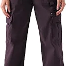 the souled store Solids: Women's and Girls Cotton Cargo Joggers-picture-40