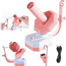 Mesen Electric Yarn Winder for Crocheting, Large Capacity Yarn Ball Winder for Knitting, Stepless Speed Automatic Yarn Winder Wool Spinner Roller for Crochet Lovers-picture-29