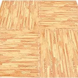 VGRASSP Anti Skid Elegant Look Floor Mat Wooden Texture Flooring Kid’s Interlocking Mat Made in India Flooring mat - (48x78 cm)(4 Pieces)-picture-19