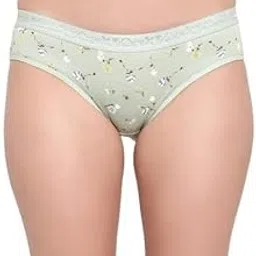 koocart Girls and Women Multicoloured Floral Print fabrict Printed Cotton Low Waist Bikini Panty-picture-56