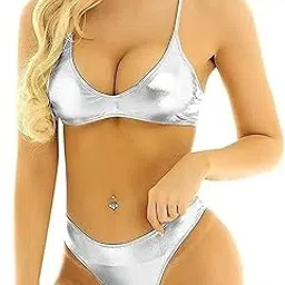 fashionhubista Metallic Bikini Set - Available in Sizes 30 to 36 - Stylish & Comfortable Swimwear-picture-42