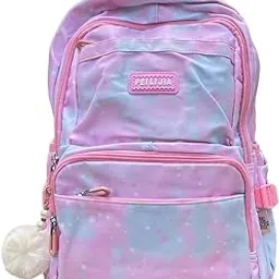 wiseted Lightweight School Backpack for Girls Rainbow Pattern – Ideal for Kids Aged 5-15, Perfect for School, Travel, Camping & Burden Relief-picture-19