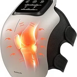 Nekteck 3-in-1 Wireless Knee Massager with Heat – 3 Heating Levels & 3 Vibration Modes, Adjustable Straps for Knee Pain Relief-picture-20