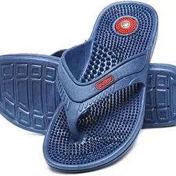 Acupressure Massage Slippers, Size 5, Blue, Therapeutic Footwear with Pressure Points-picture-15