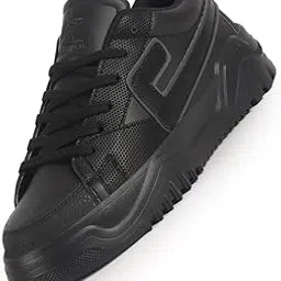 fausto Men's Low Top Chunky Lace-Up Sneaker Shoes|Low Ankle Casual Shoes|All Day Comfortable Sneakers-picture-35