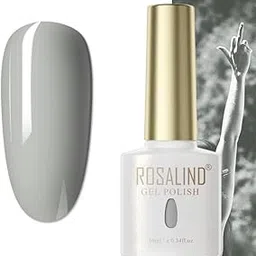 ROSALIND UV Gel Polish Soak Off 10ml Pure Color Nail Gel Bright For Nail Art Design LED/UV Lamp Semi Permanent Varnishes Hybrid Manicure Nails Art Nail Polish Gel Polish (RAF-PX047)-picture-22