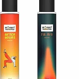MONKEY TROOPERS Afterhours and Far Away Combo Body Mist for Women and Men | Skin Friendly, Refreshing and Long Lasting Body Mist | Combo Pack of 2 (60ml)-image-13